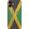 Jamaican Flag Dark Wood iPhone 16 Plus Skin